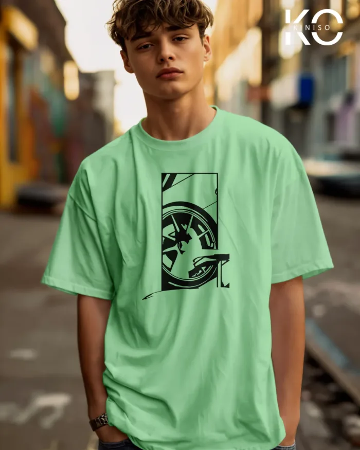 Graphic automobile t shirts for males with Luxury Racing Car Style Printed - Image 5